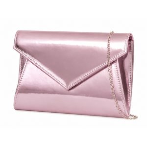 Minimalist Envelope Clutch Bag with Chain Strap - Image 5