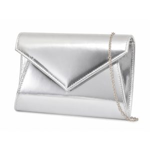Minimalist Envelope Clutch Bag with Chain Strap - Image 11