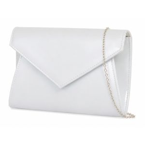 Minimalist Envelope Clutch Bag with Chain Strap - Image 1