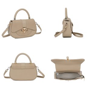 Elegant Stylish Structured Formal Crossbody Handbag - Image 3