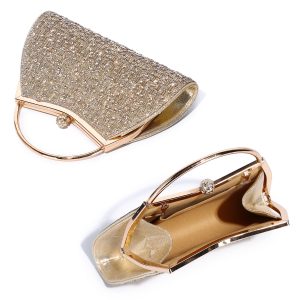 Glamorous Dazzling Formal Evening Clutch Handbag Purse - Image 3