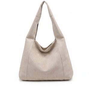 Slouchy Hobo Shoulder Bag with Matching Zip Pouch Set - Image 11