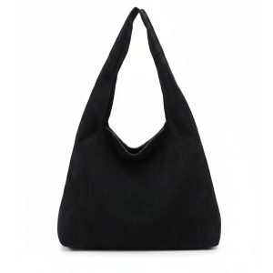 Slouchy Hobo Shoulder Bag with Matching Zip Pouch Set - Image 8