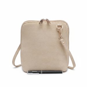 Compact Crossbody Bag with Dual Zipper Closure - Image 9