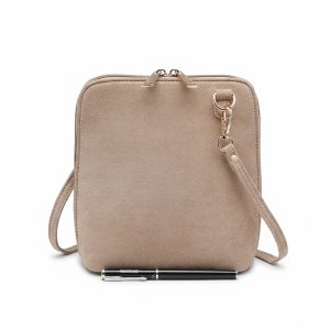 Compact Crossbody Bag with Dual Zipper Closure - Image 10