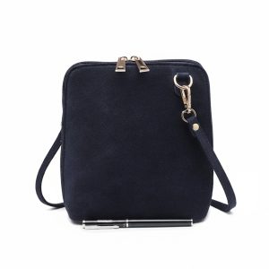 Compact Crossbody Bag with Dual Zipper Closure - Image 8