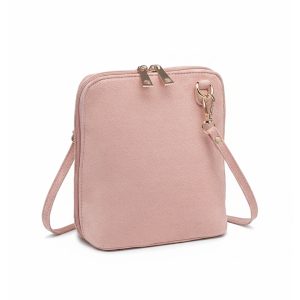 Compact Crossbody Bag with Dual Zipper Closure - Image 4