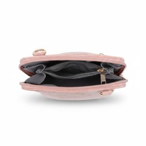 Compact Crossbody Bag with Dual Zipper Closure - Image 6