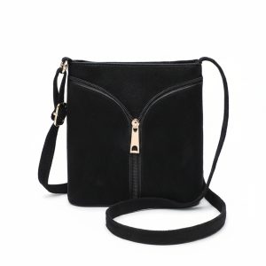 Compact Crossbody Bag with Decorative Zip Detail - Image 7