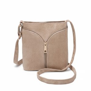 Compact Crossbody Bag with Decorative Zip Detail - Image 10