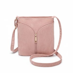 Compact Crossbody Bag with Decorative Zip Detail - Image 12