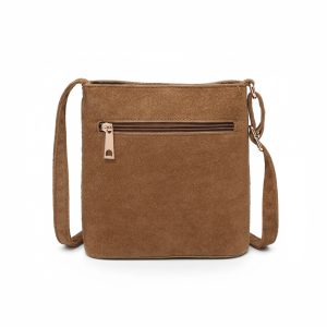 Compact Crossbody Bag with Decorative Zip Detail - Image 5