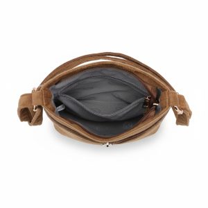 Compact Crossbody Bag with Decorative Zip Detail - Image 6