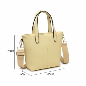 Mini Tote Shoulder Crossbody Bag with Adjustable Strap - Image 2