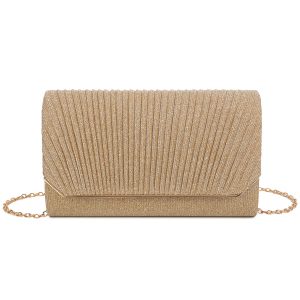 Glamorous Shimmering Envelope Evening Clutch Bag Purse - Image 1