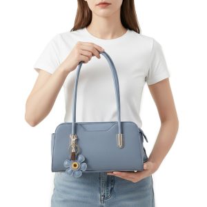 Elegant Stylish Floral Charm Spacious Shoulder Handbag - Image 4