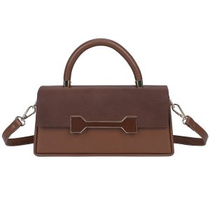 Sleek Rectangular Sophisticated Formal Shoulder Handbag - Image 1