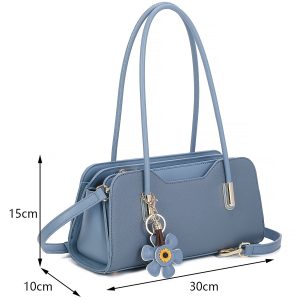 Elegant Stylish Floral Charm Spacious Shoulder Handbag - Image 2