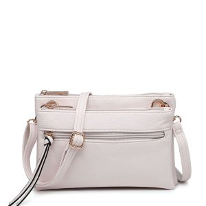 Multi Compartment Crossbody Bag with Zip Pockets - Image 12