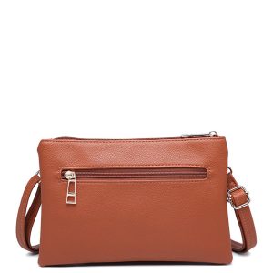 Multi Compartment Crossbody Bag with Zip Pockets - Image 5