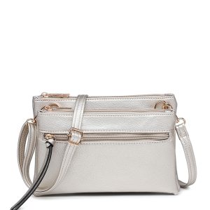 Multi Compartment Crossbody Bag with Zip Pockets - Image 16