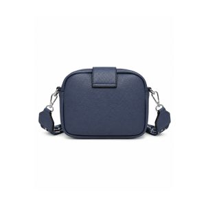 Compact Camera Crossbody Bag with Wide Patterned Strap - Image 4