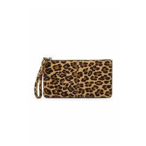 Glossy Textured Wristlet Purse Bag with Zip Closure - Image 6