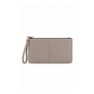 Glossy Textured Wristlet Purse Bag with Zip Closure - Image 14
