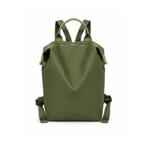 Urban Canvas Backpack with Top Handle & Zip Closure - Image 1