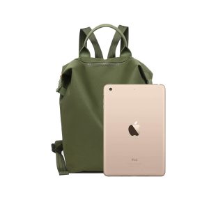 Urban Canvas Backpack with Top Handle & Zip Closure - Image 4