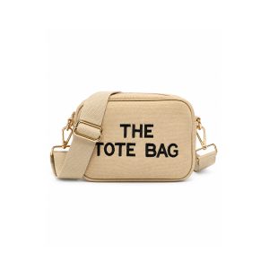 Canvas Crossbody Camera Bag with Adjustable Strap - Image 1