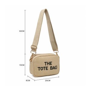 Canvas Crossbody Camera Bag with Adjustable Strap - Image 2