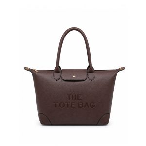 Spacious Multi Compartment Tote Bag with Crossbody Strap - Image 11