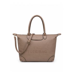Spacious Multi Compartment Tote Bag with Crossbody Strap - Image 4