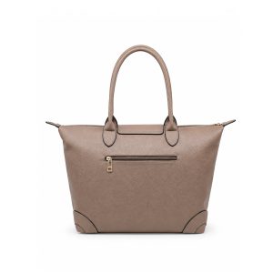 Spacious Multi Compartment Tote Bag with Crossbody Strap - Image 5